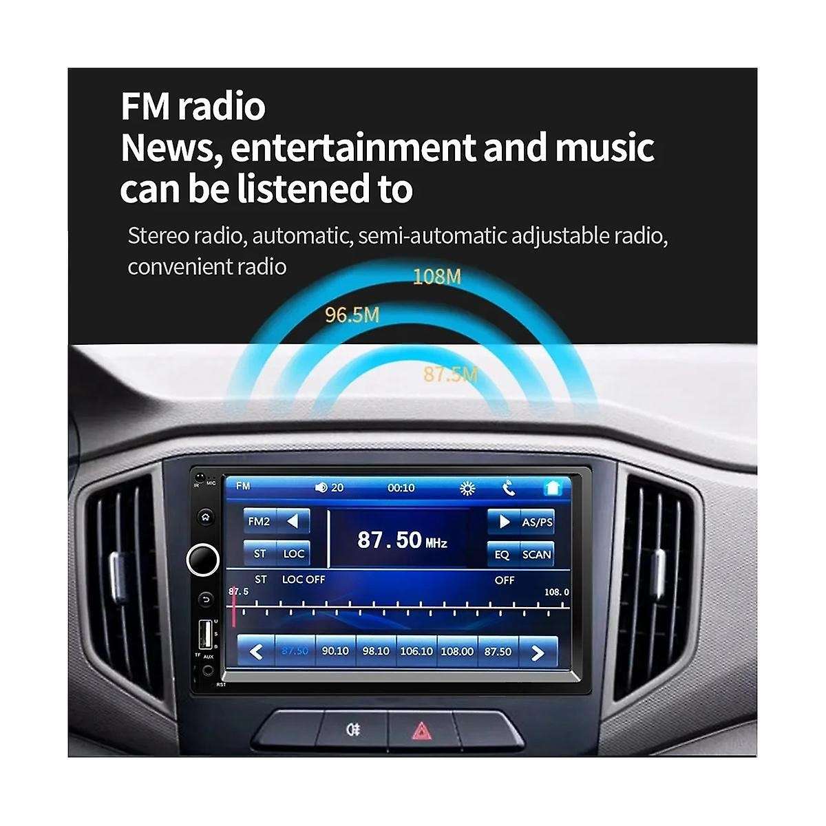 7inch Car Touch Screen Wireless Carplay Car Portable Radio Bluetooth Mp5 7520
