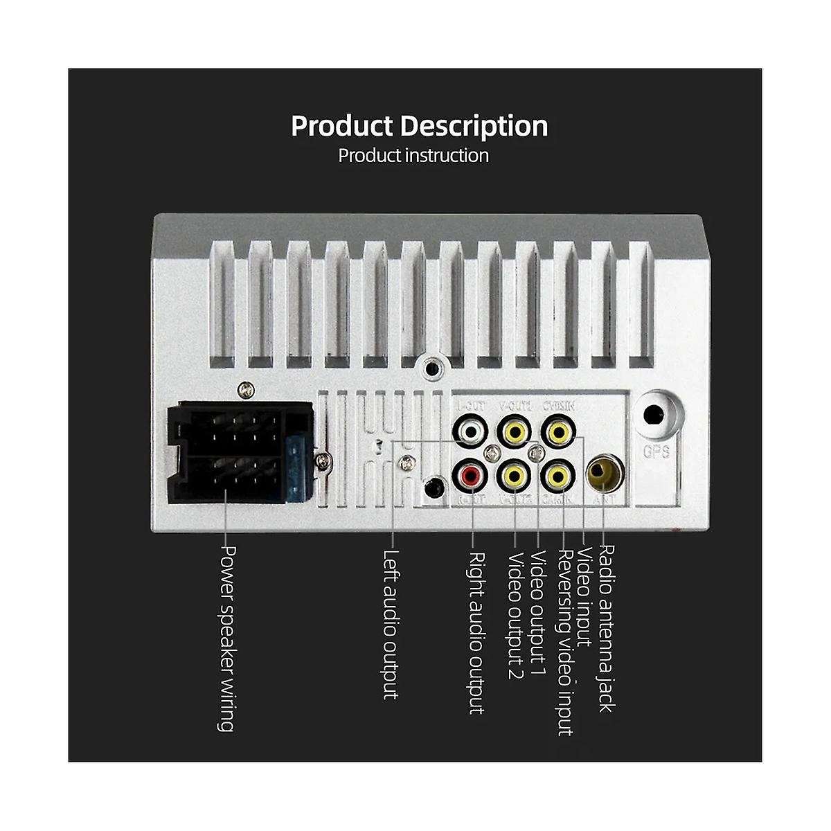 7inch Car Touch Screen Wireless Carplay Car Portable Radio Bluetooth Mp5 7520