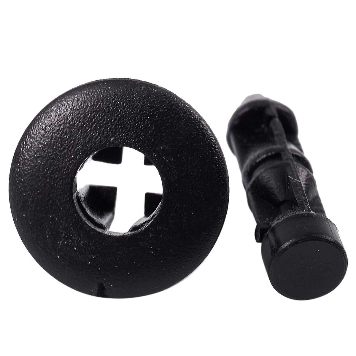 7mm Hole Plastic Rivets Fastener Auto Car Bumper Push Clips 100 Pcs