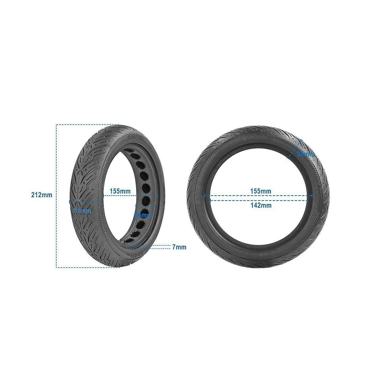 8.5 Inch Solid Tire for 1s Pro 2 Electric Scooter Honeycomb Shock-absorbing Explosion-proof Tyre