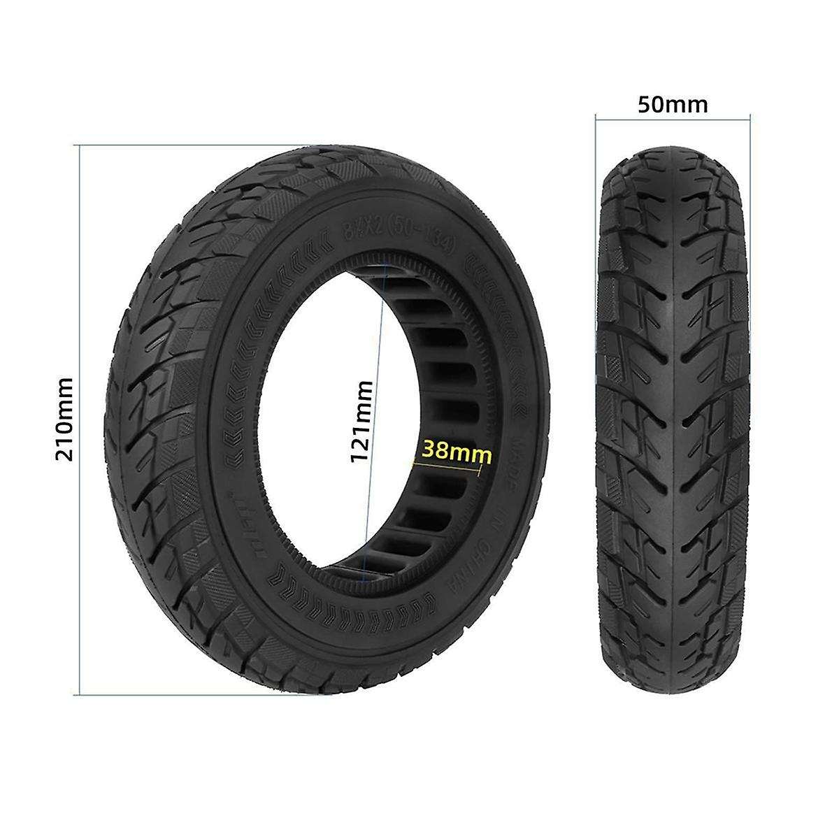 8.5Inch 8.5x2 Off-Road Solid Tire for VSETT 9 9+ ZERO 9 Scooter Wear-Resistant Puncture-Proof Tire P