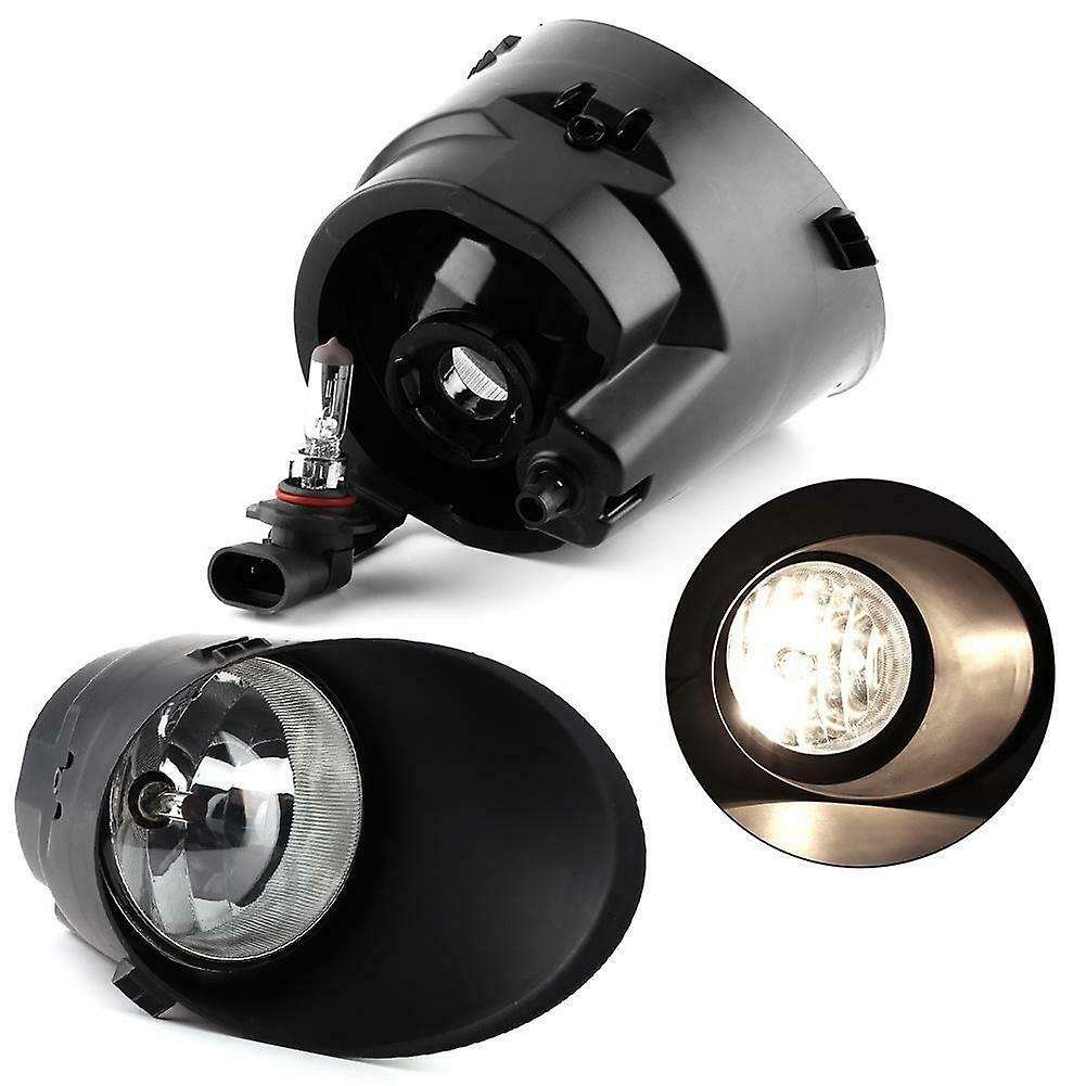81211-AA030 Pair of Foglight for 2007-2013 - Pickup Truck Bumper Driving Clear Fog Lights with Bulb