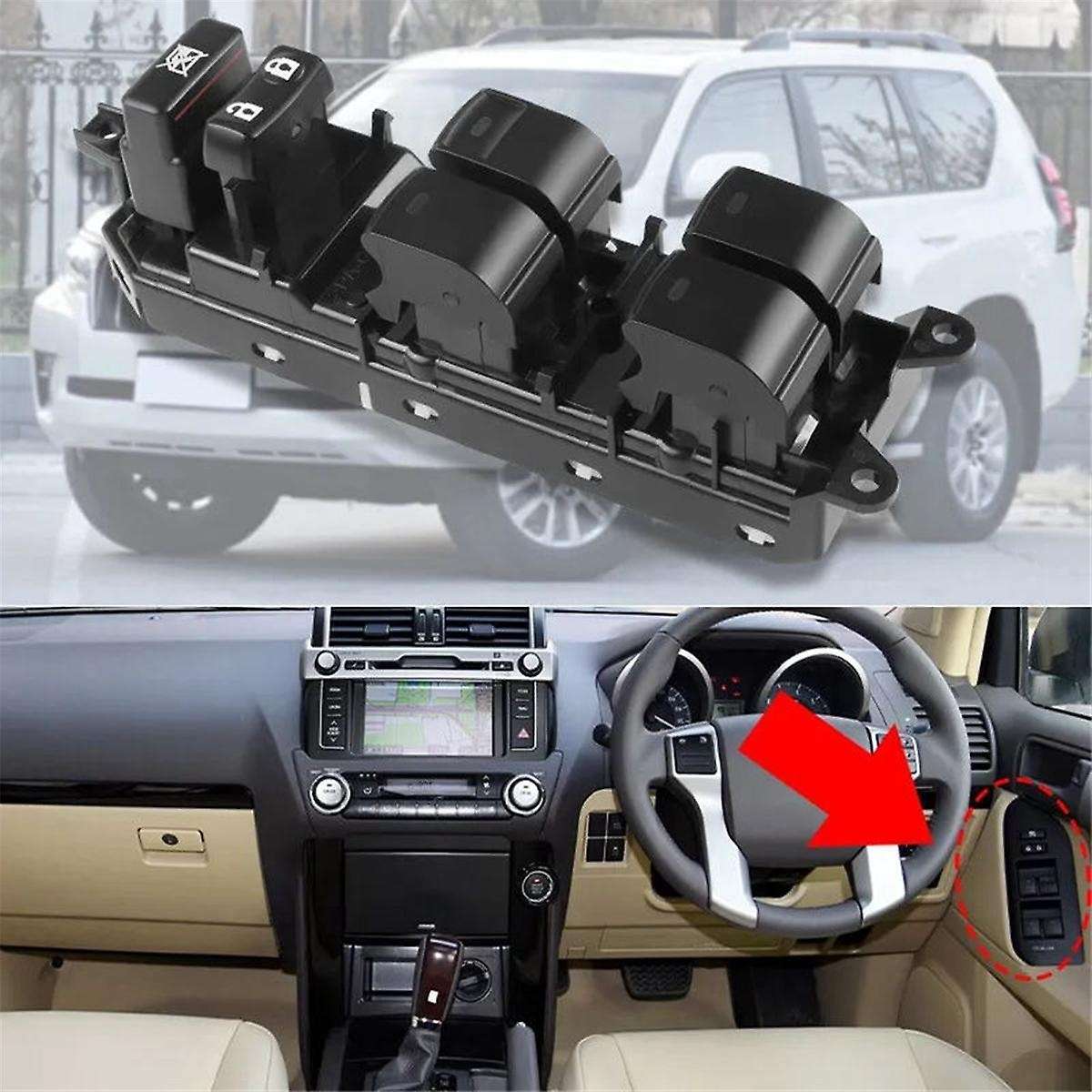 84040-33080 Window Control Switch Power Window Switch for Crown LAND CRUISER PRIUS Vellfire