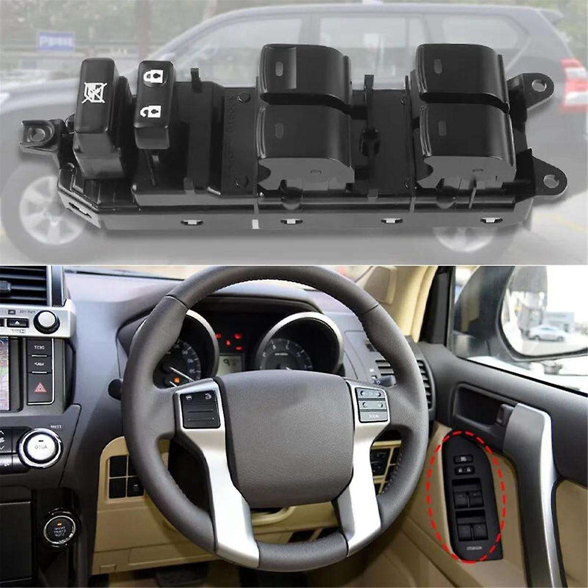 84040-33080 Window Control Switch Power Window Switch for Crown LAND CRUISER PRIUS Vellfire