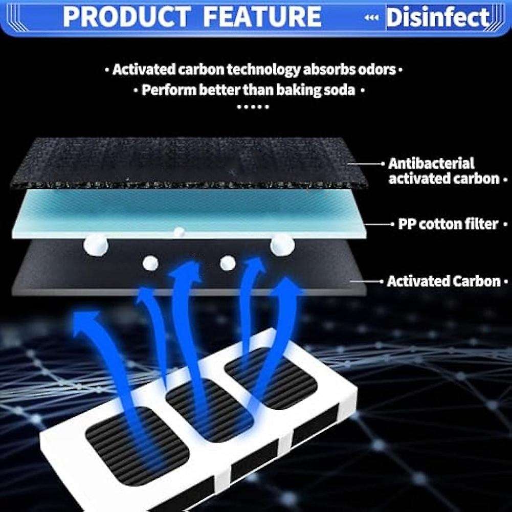 8Pack Refrigerator Air Filter Replacement for Refrigerator PAULTRA2 Pure Air Ultra II Refrigerator A