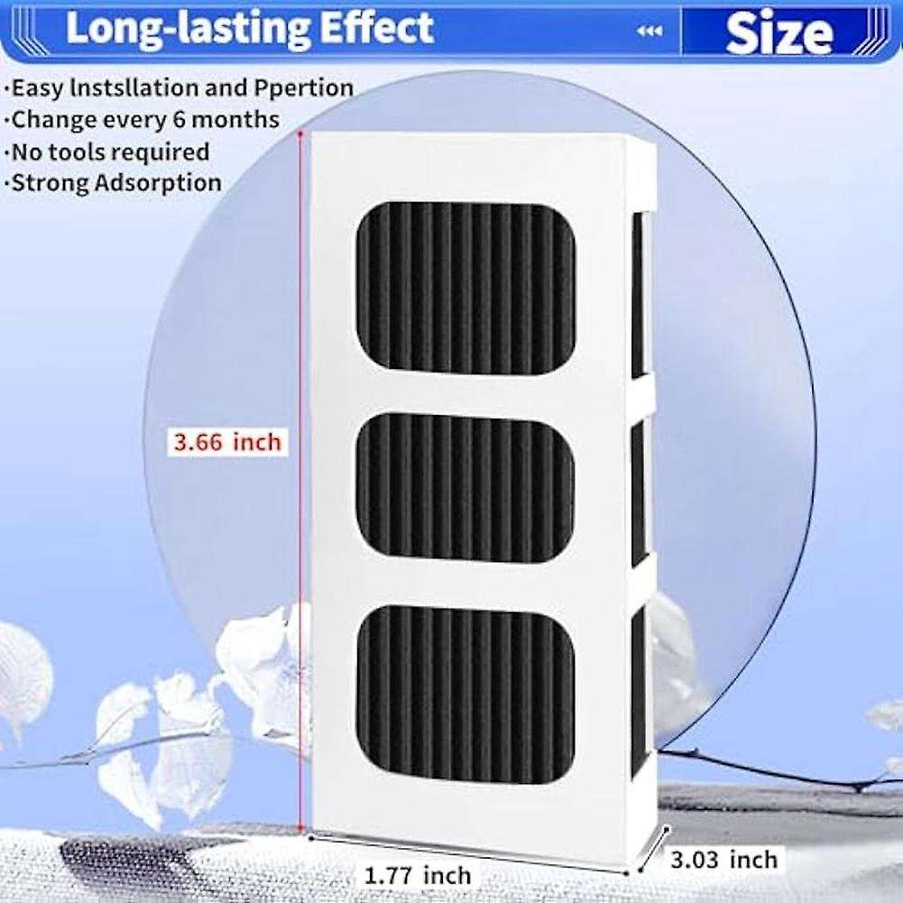 8Pack Refrigerator Air Filter Replacement for Refrigerator PAULTRA2 Pure Air Ultra II Refrigerator A