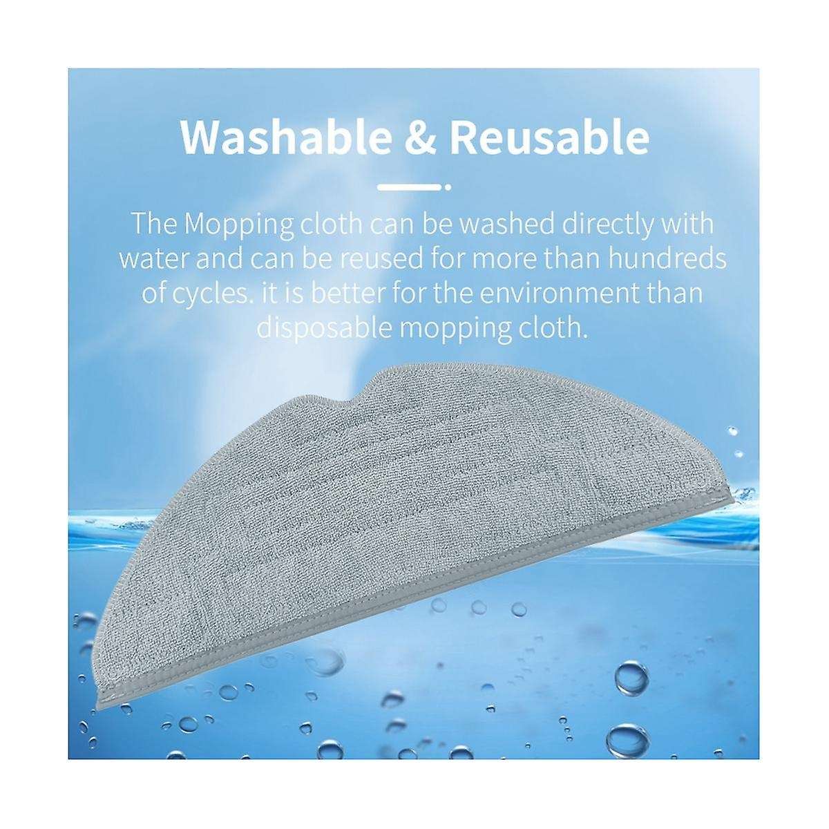 8PCS for S8 S8 PLUS S8+ S8 Pro Ultra G20 Double Vibration Mop Pad Vacuum Cleaner Robot Mop Cloths A