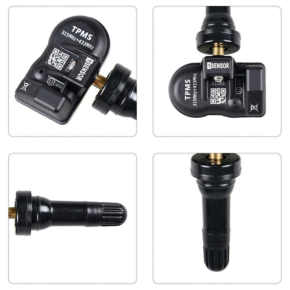 8pcs Programmable Mx Sensor 315mhz+433mhz 2 In 1 Tire Pressure Sensor Monitor System Universal Edita