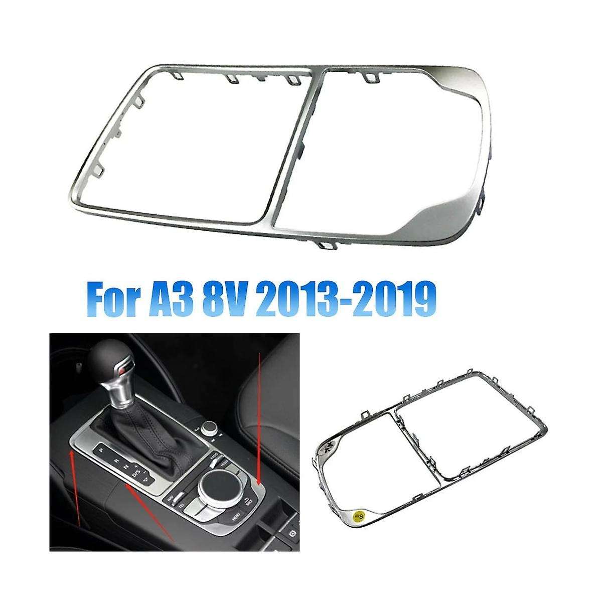 8v0864260a Chrome Gear Shift Knob Frame Trim for A3 8v S3 2014-2019 Front Console Surround Panel 8v