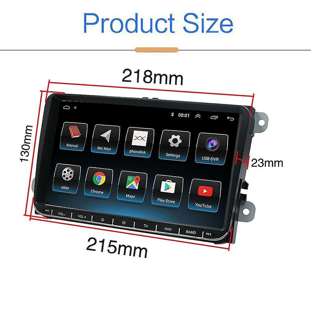 9 Inch Android 9.1 Car GPS Navigation Car Multimedia Player Wifi RDS Fit for GOLF 5 Golf 6 B6