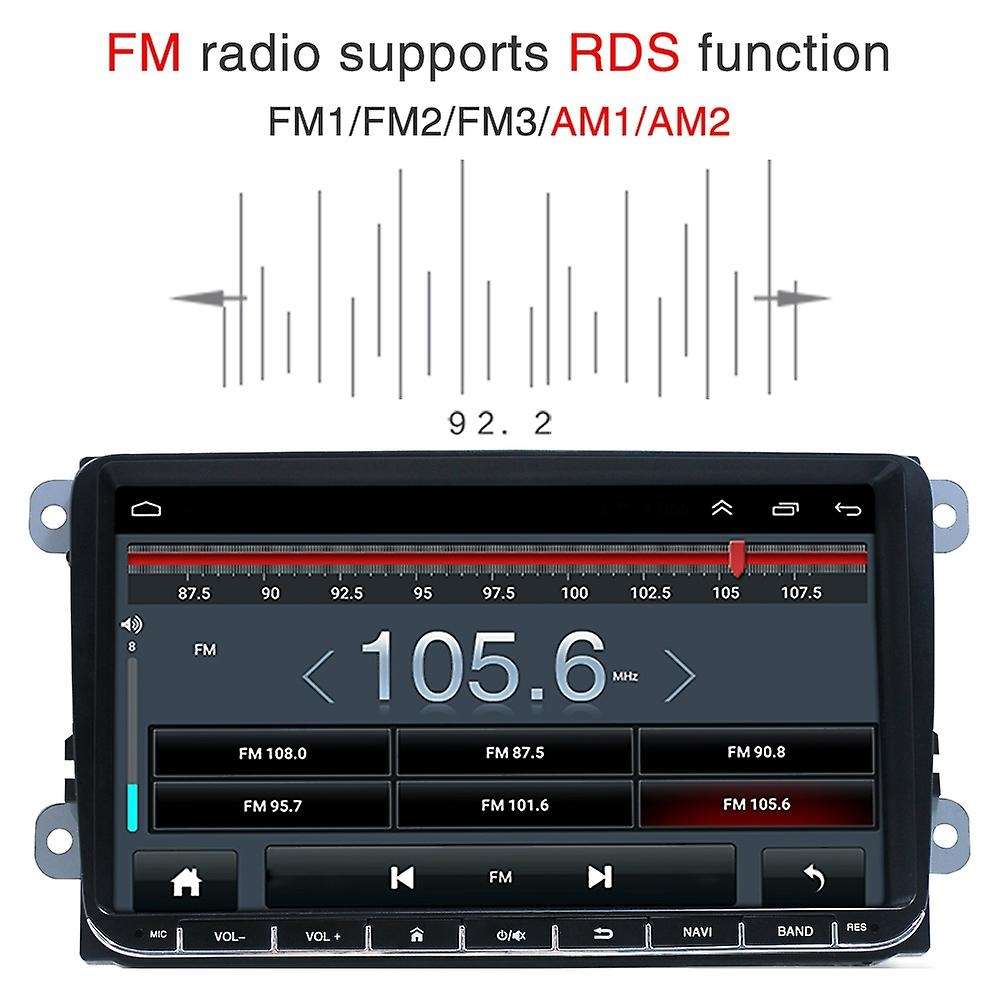 9 Inch Android 9.1 Car GPS Navigation Car Multimedia Player Wifi RDS Fit for GOLF 5 Golf 6 B6