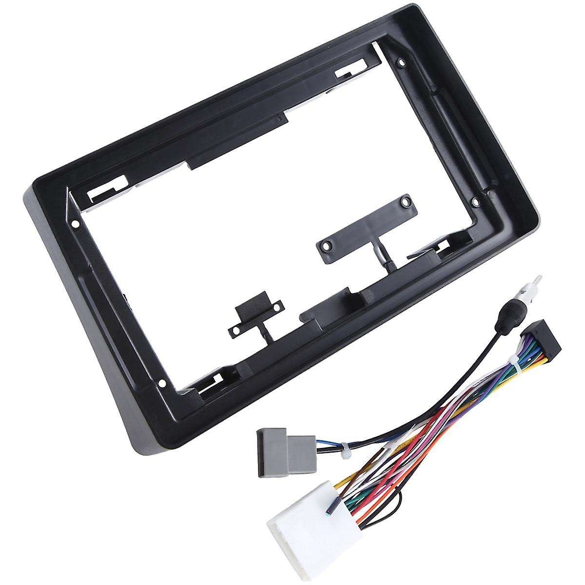 9 Inch Car Radio Frame for Navara D40 2006-2012 Dash Kit Install Facia Console Bezel Adapter