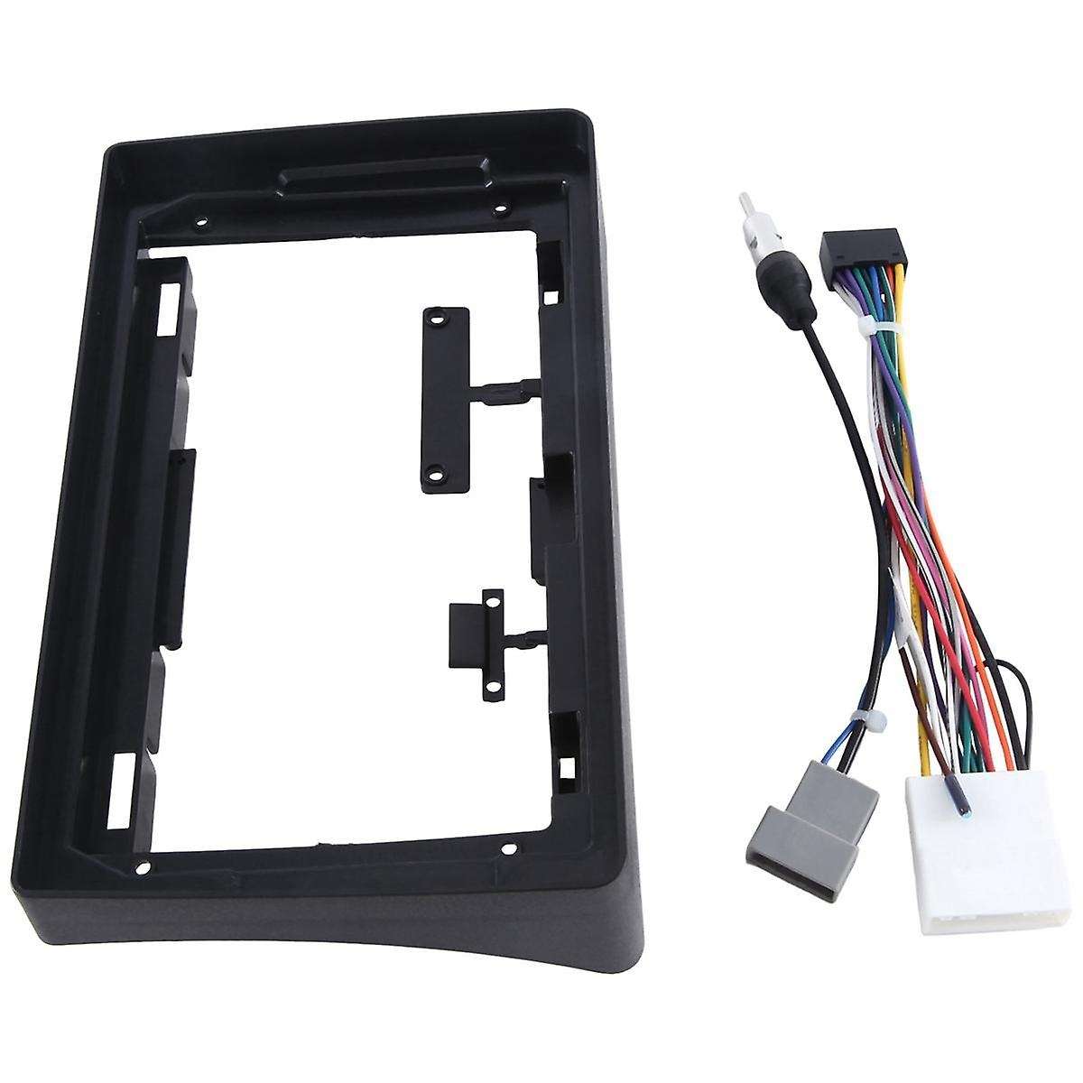 9 Inch Car Radio Frame for Navara D40 2006-2012 Dash Kit Install Facia Console Bezel Adapter