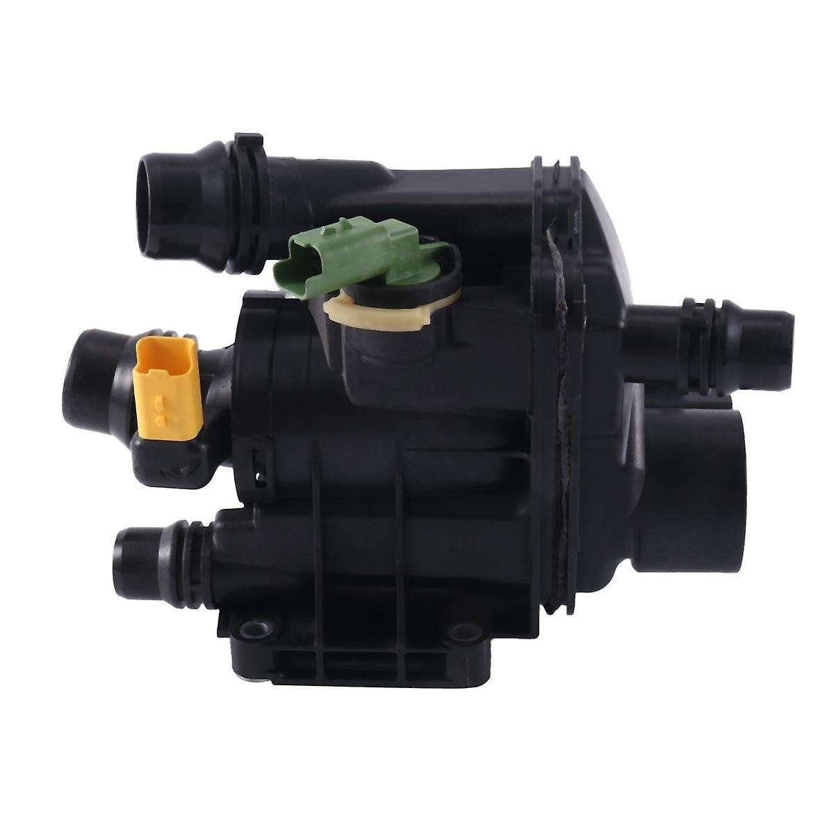 9807198480 Car Engine Cooling Water Outlet Thermostat Assembly for 208 408 3008 C3 C4 Ds3 Ds4 1.2t