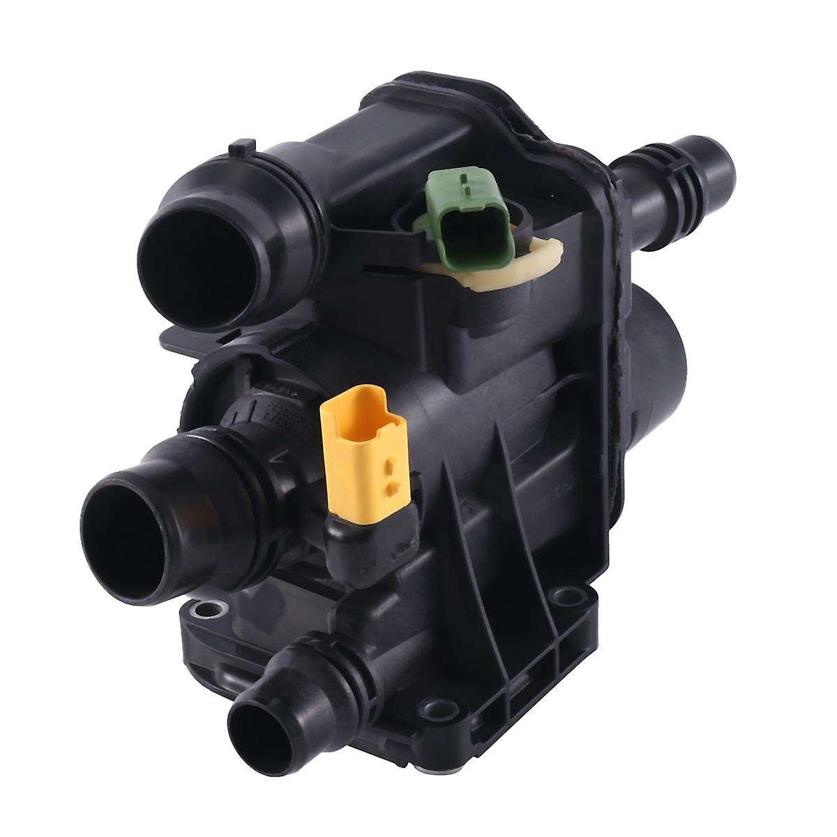 9807198480 Car Engine Cooling Water Outlet Thermostat Assembly for 208 408 3008 C3 C4 Ds3 Ds4 1.2t