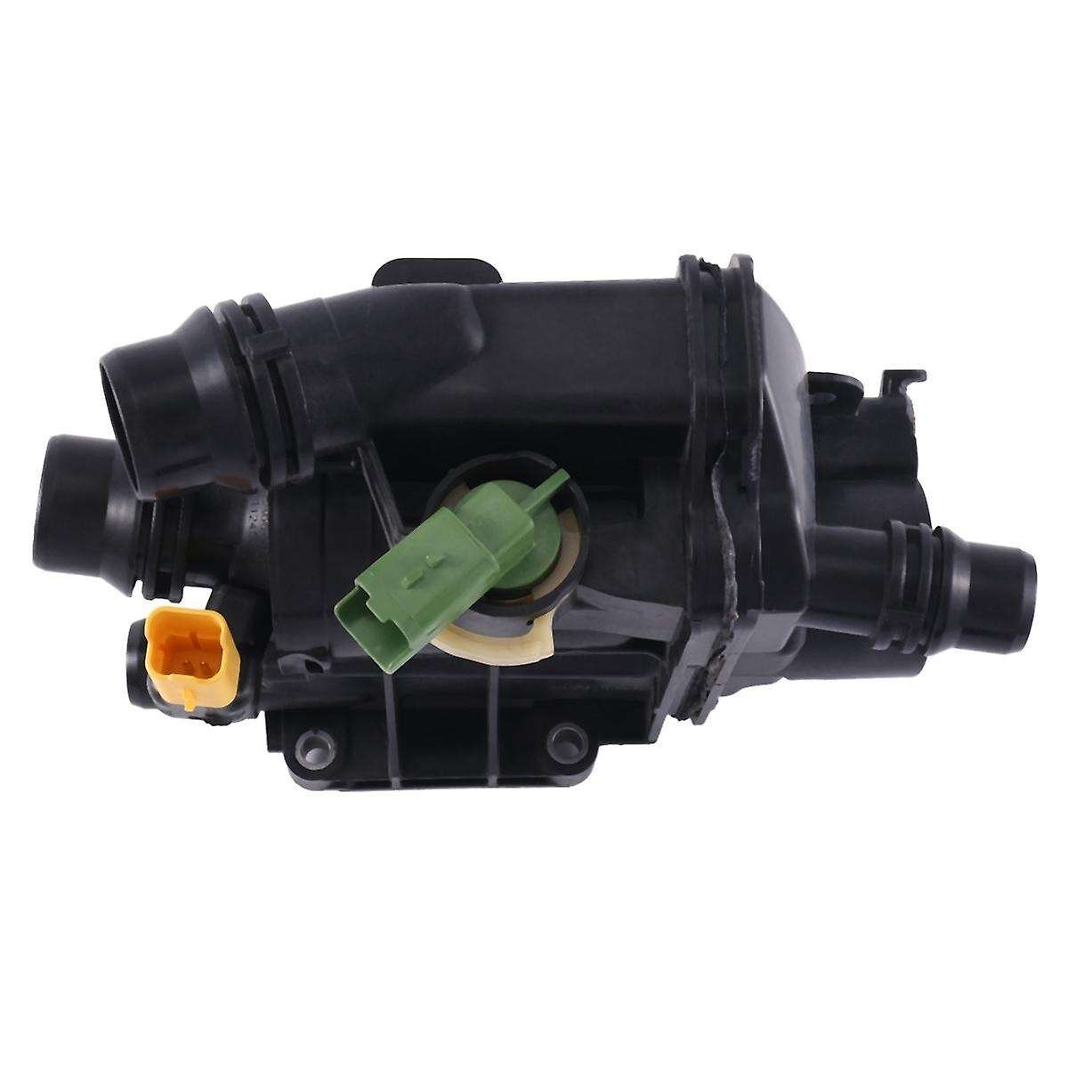 9807198480 Car Engine Cooling Water Outlet Thermostat Assembly for 208 408 3008 C3 C4 Ds3 Ds4 1.2t