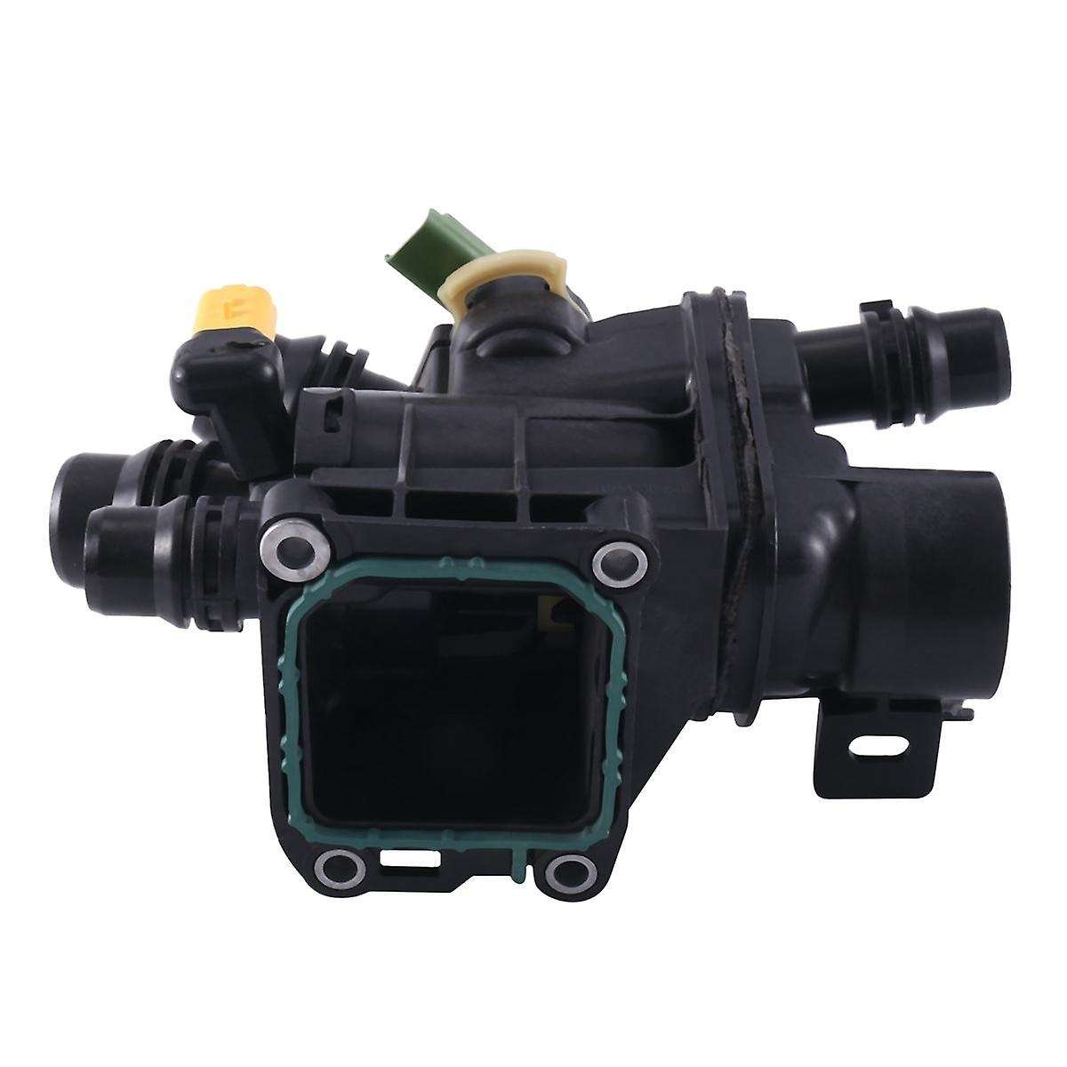 9807198480 Car Engine Cooling Water Outlet Thermostat Assembly for 208 408 3008 C3 C4 Ds3 Ds4 1.2t