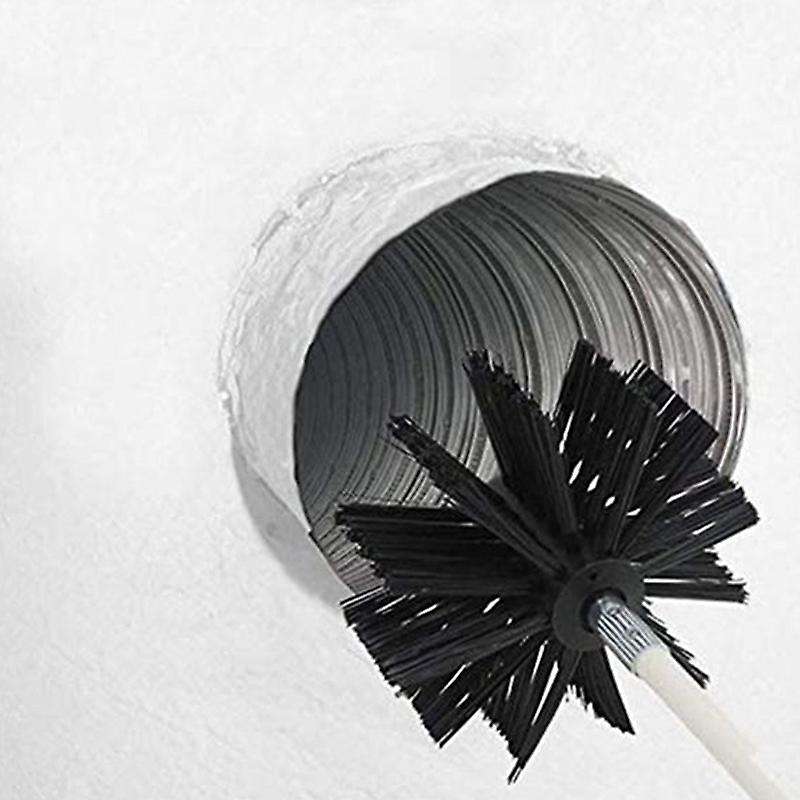 9Pcs Set Chimney Sweeping Brush, Flue Cleaning Brush and Rod Set, Cleaning Stick Set, Pipe Dredging