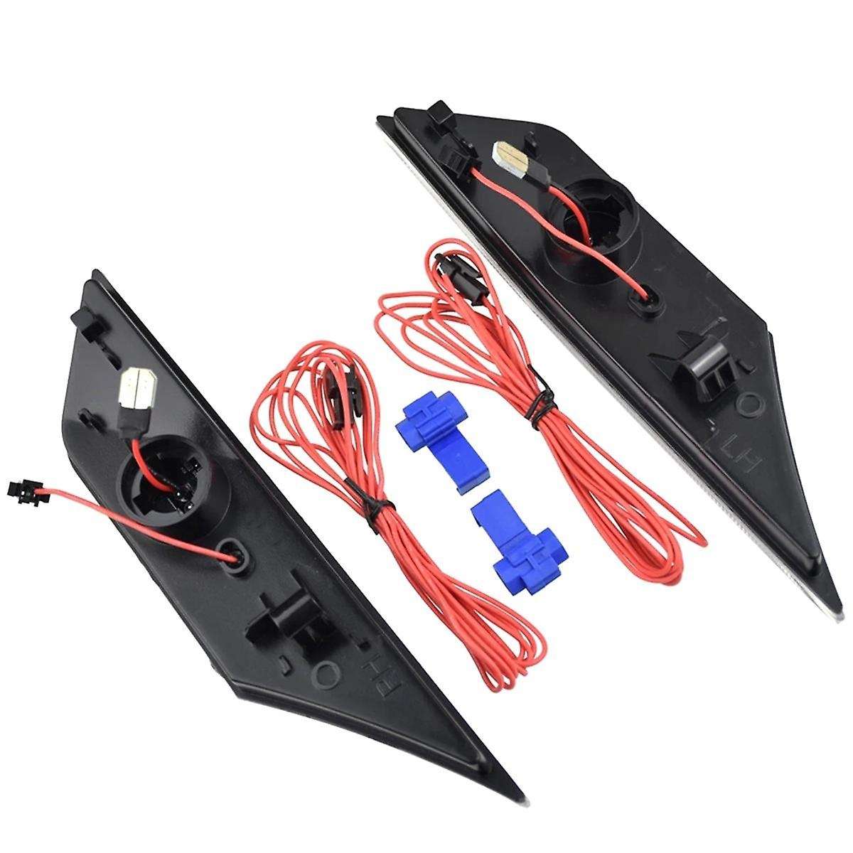 A- LED Turn Signal Side Marker Light Dynamic Flowing Blinker for 10th Gen Sedan Coupe Hatchback 2016