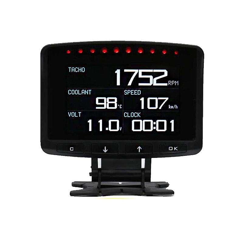 A208C Car OBD HUD Multi Functional Digital Meter Speedometer Computer Head-Up Display