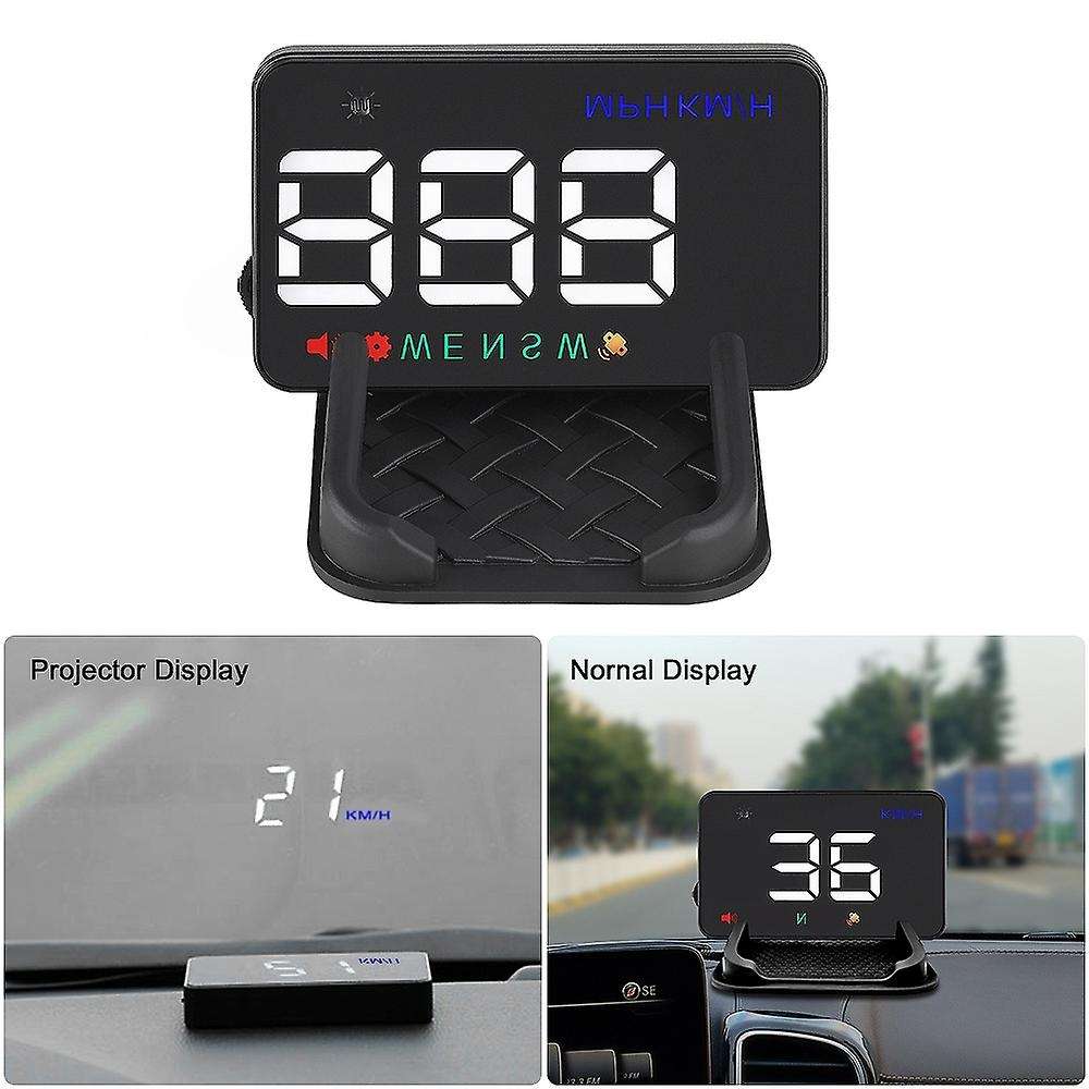 A5 3.5inch HUD Head-Up Display Car-Styling Hud Display Windshield Projector Alarm System Universal A