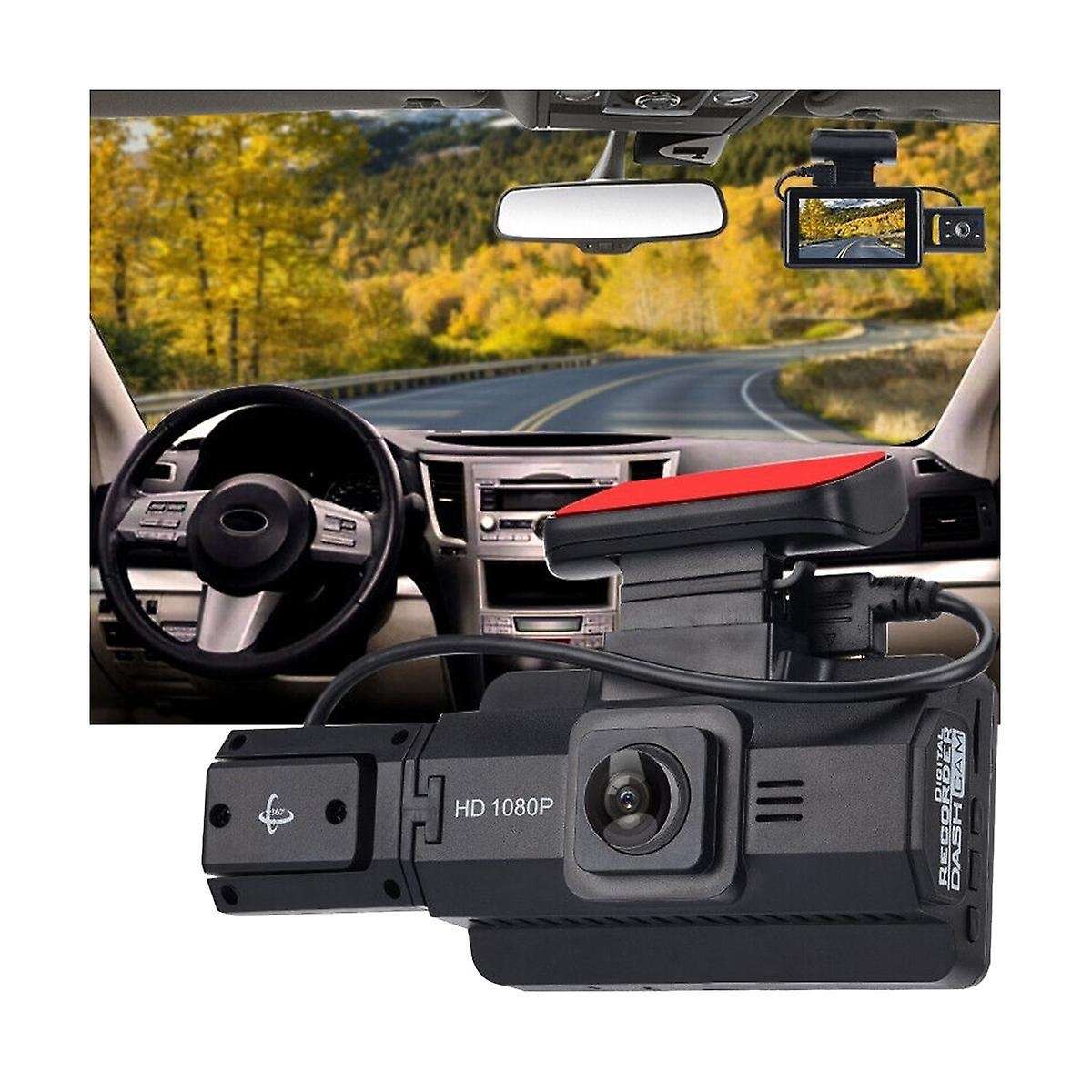 A88 Car Front Car Rotatable Car Camera Video Recorder Car Recorder Night Vision Dual Lens Universal