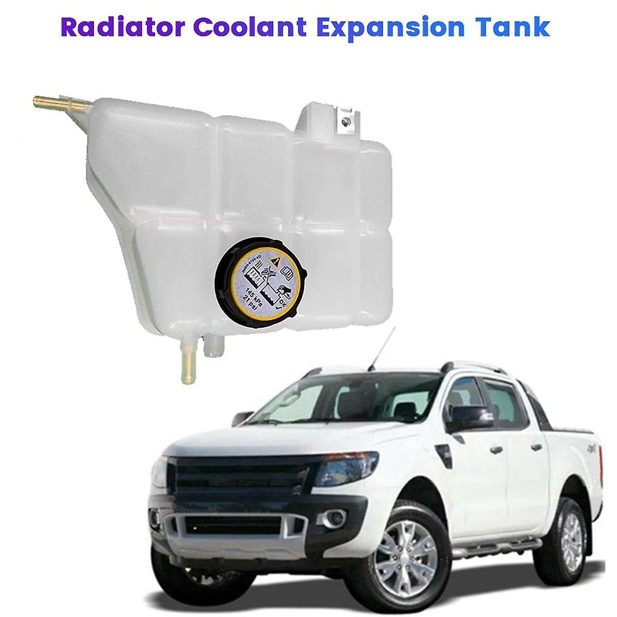 AB39-8K218-AA Car Radiator Coolant Expansion Tank with Cap Iron Clamp Copper Pipe for 2012-2020 AB39