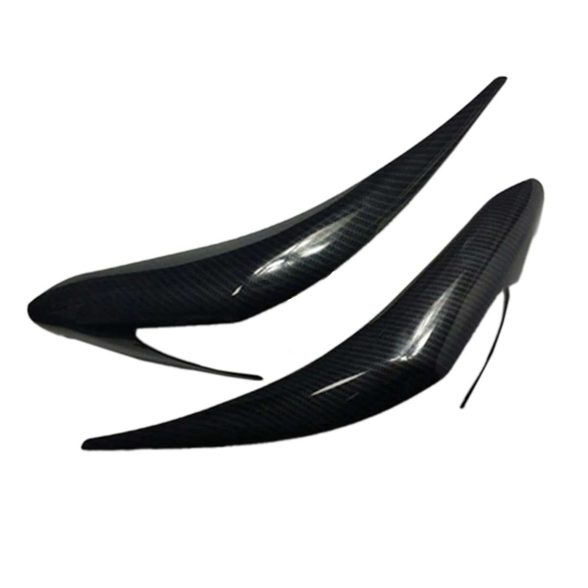 ABS Carbon Fiber Grain Head Light Lamp Brow Decoration Cover for 2013-2018 Car Accessories