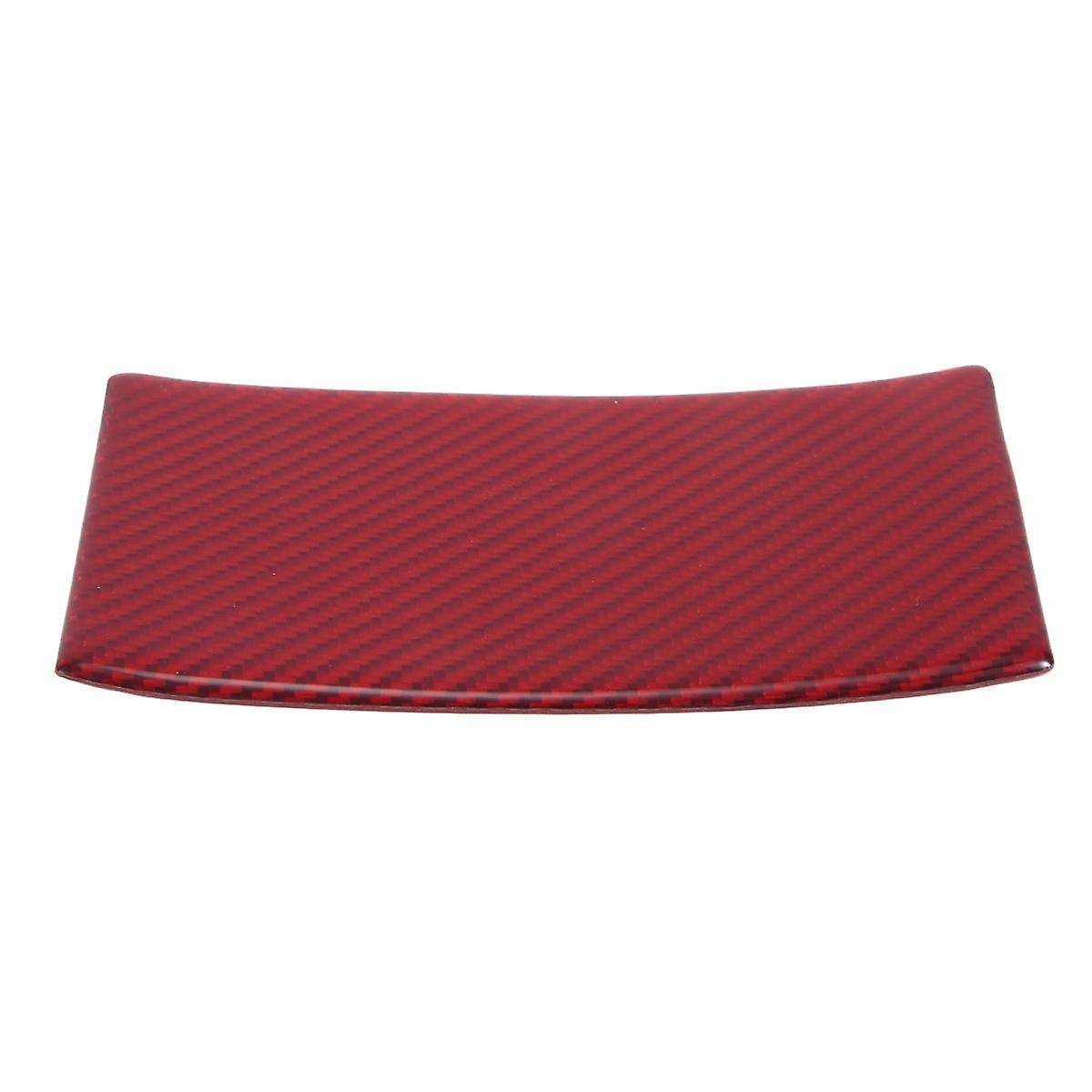 ABS Red Carbon Fiber Armrest Box Cover Trim Decor Sticker for 10Th Gen 2016 2017 2018 2019