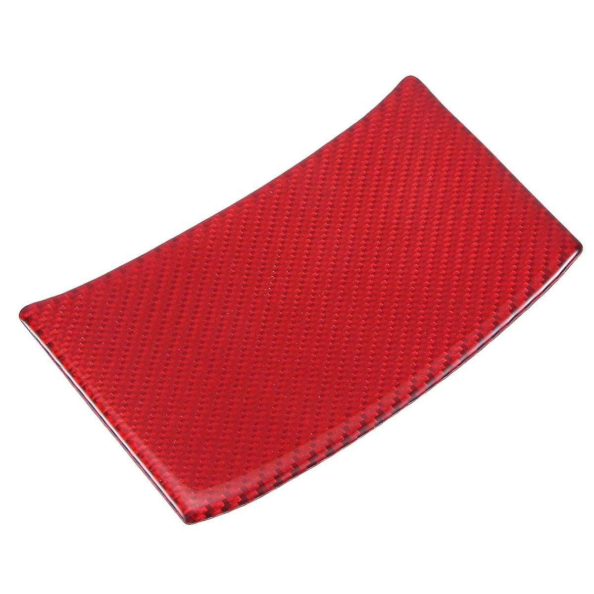ABS Red Carbon Fiber Armrest Box Cover Trim Decor Sticker for 10Th Gen 2016 2017 2018 2019