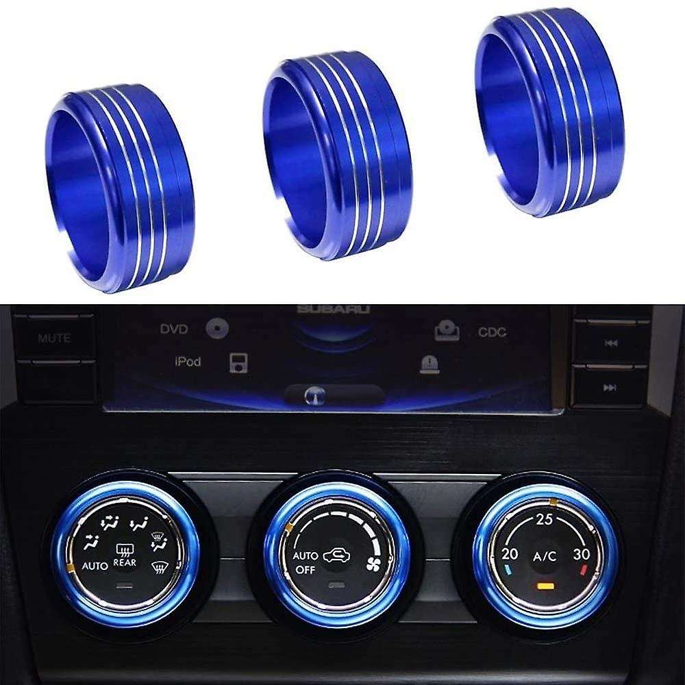 AC Control Knob Cover for Forester 2014-2018,Air Condition Switch Volume Ring Trim for Crosstrek XV