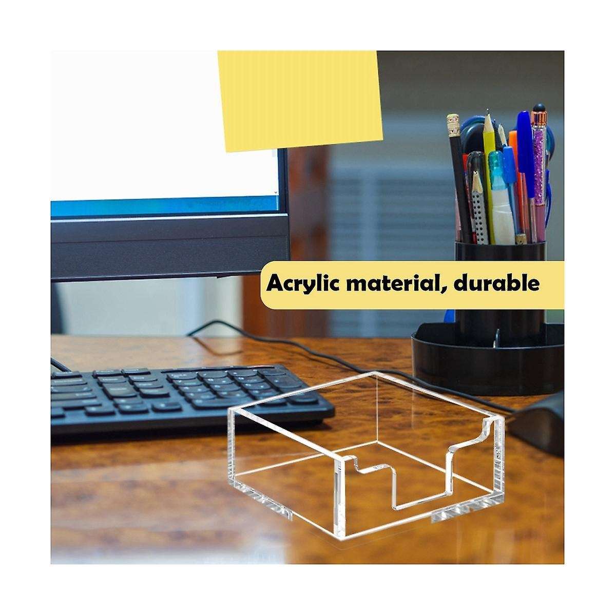 Acrylic Tissue Box Hotel Restaurant Washstand Access Convenient Desktop Tissue Box Storage Finishing