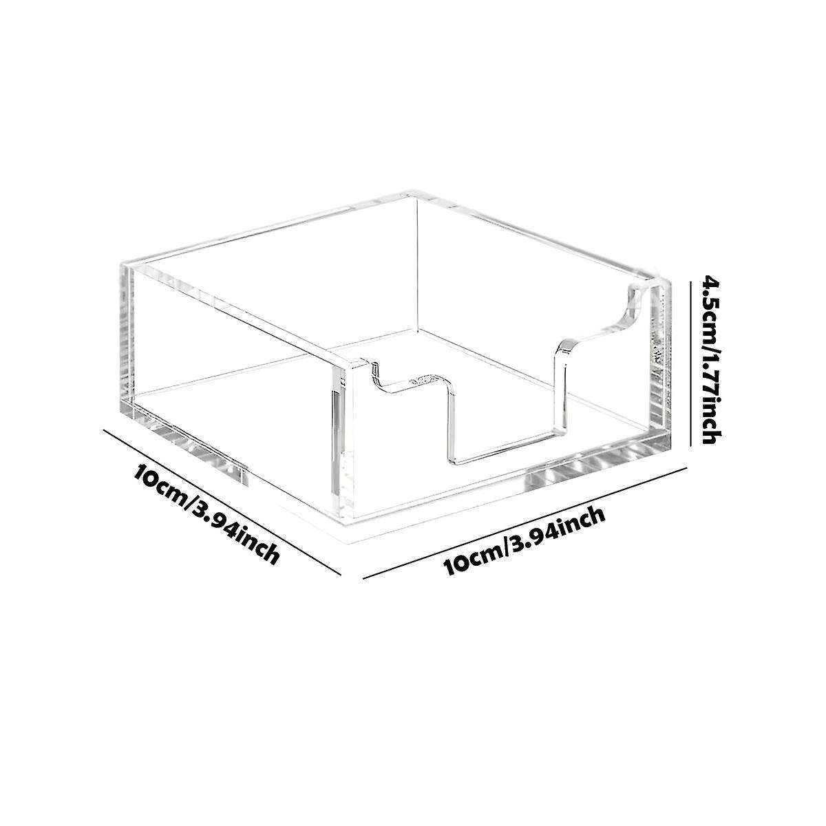 Acrylic Tissue Box Hotel Restaurant Washstand Access Convenient Desktop Tissue Box Storage Finishing