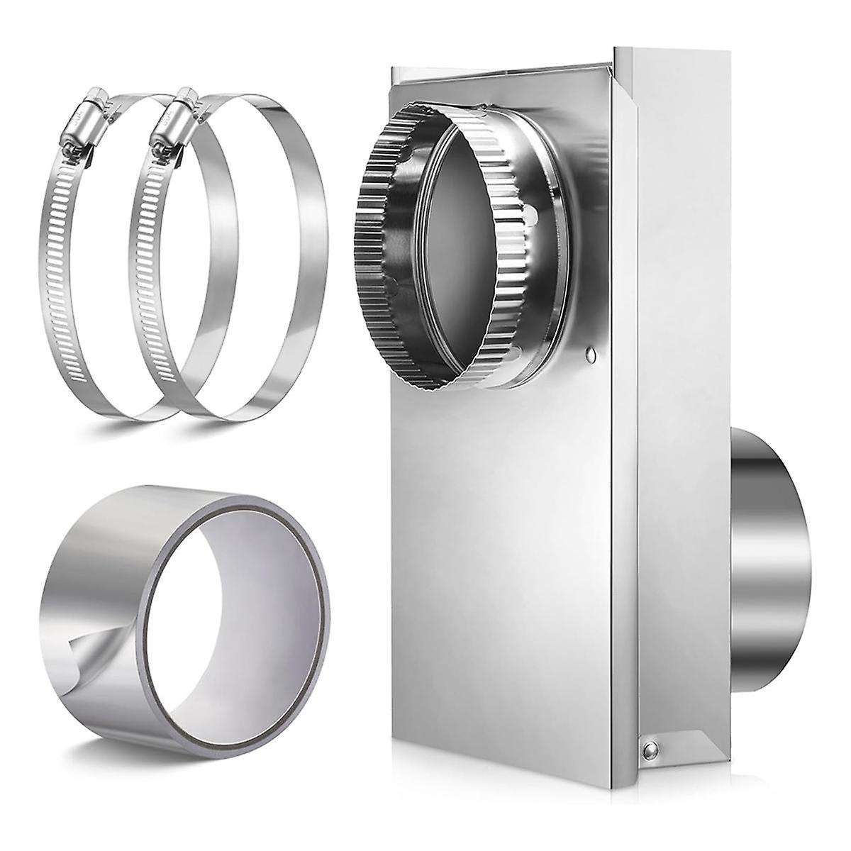 Adjustable 0-5 Inch Periscope Dryer Vent Kit, Dryer Vent Periscope for Dryers Laundry Room Save Spac