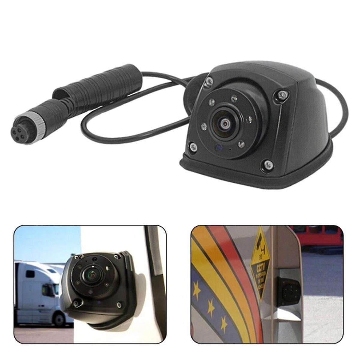 AHD 960P Side View Reverse Camera 4Pin Aviation Connector for Truck Bus AHD 960P Camera Car Accessor