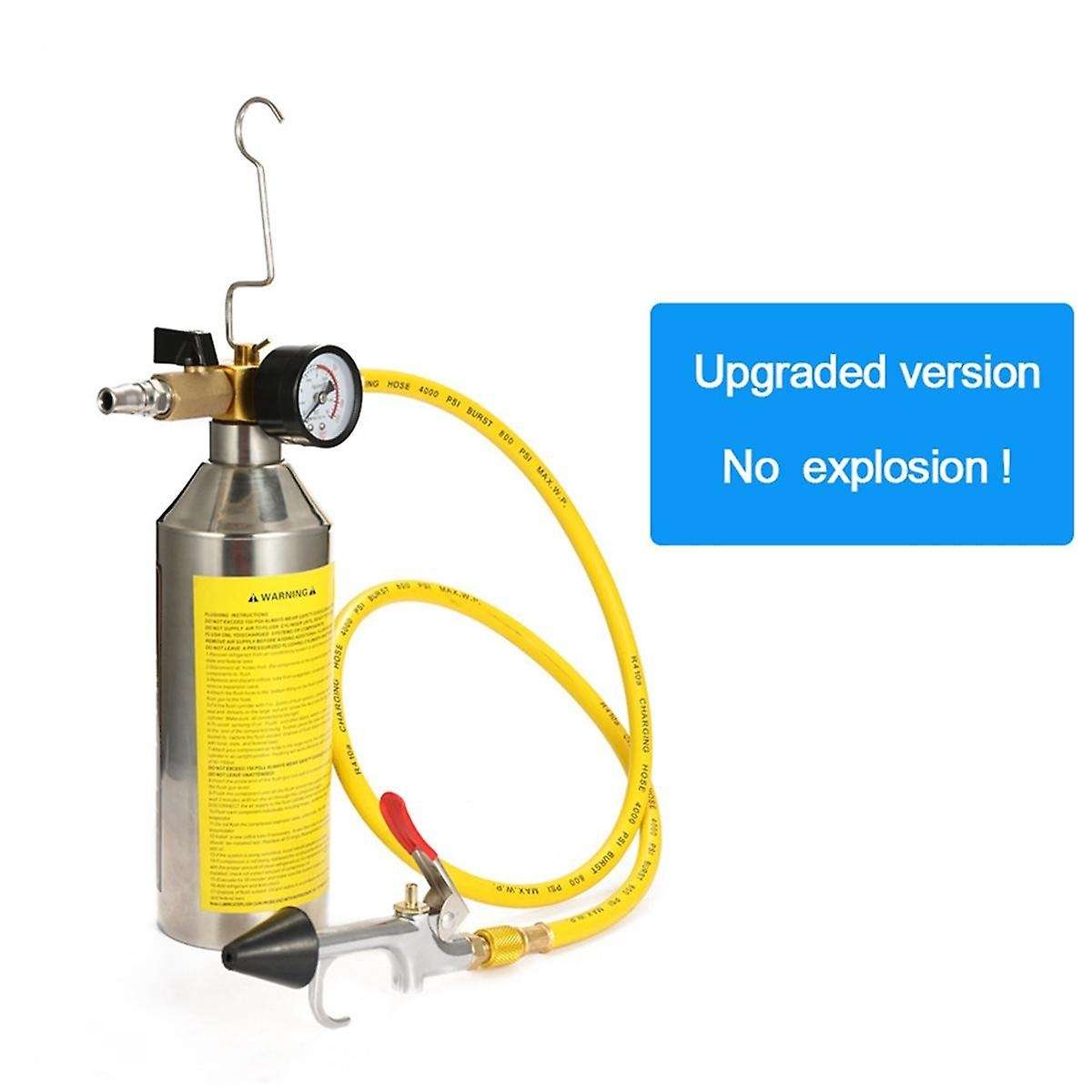 Air Conditioning Flushing Kit, Car Air Conditioning Pipe Cleaning Tool Set, R134A Air Conditioning S