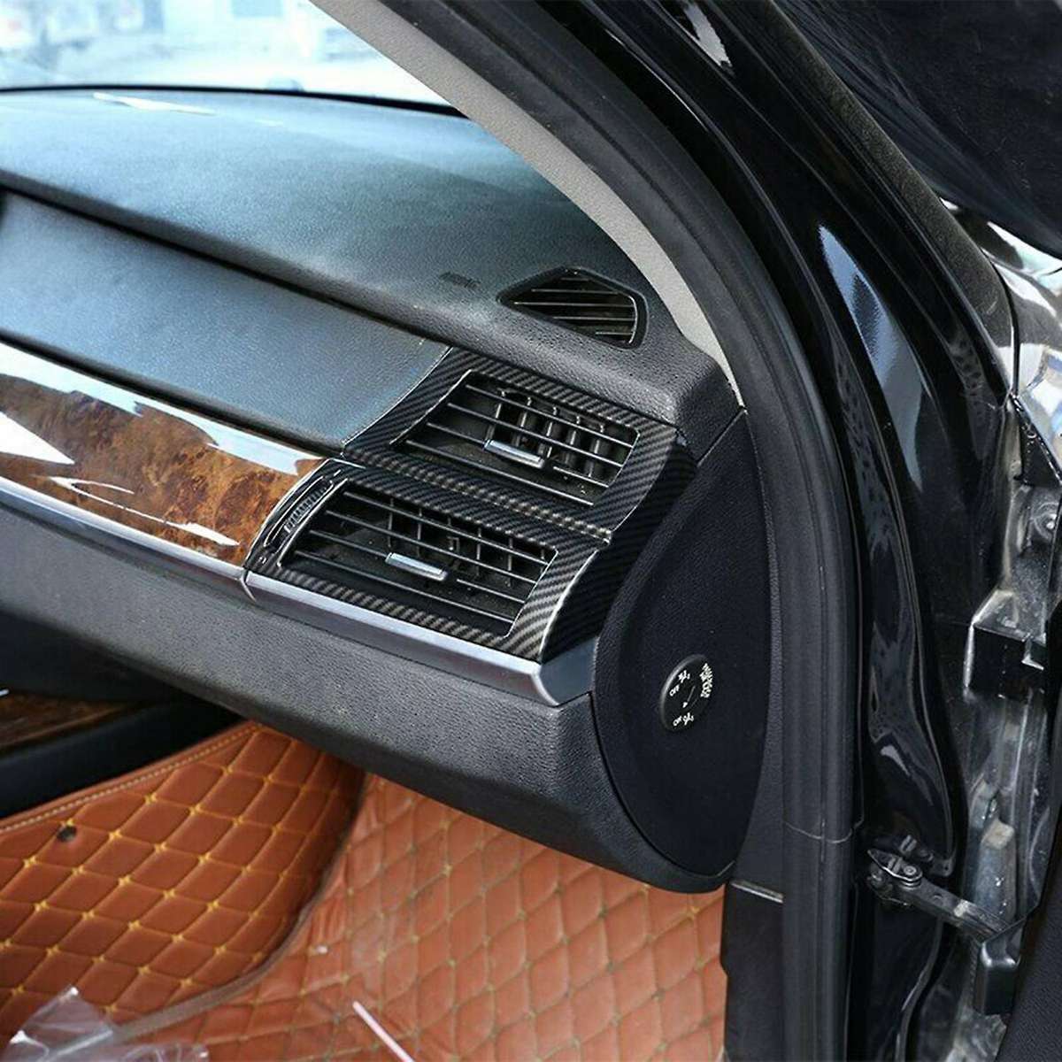 Air Conditioning Side Air Outlet Decorative Frame for - X5 X6 E70 E71 2008-2013