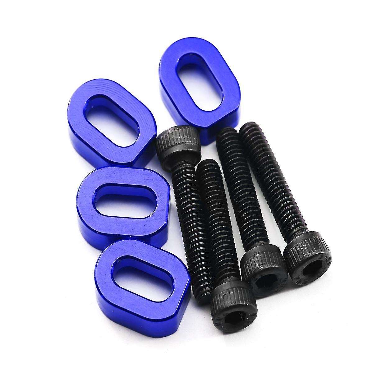 Aluminum Alloy Fixing Motor Base Reinforcement with Screws Kit for 1/5 6S Accessories Blue