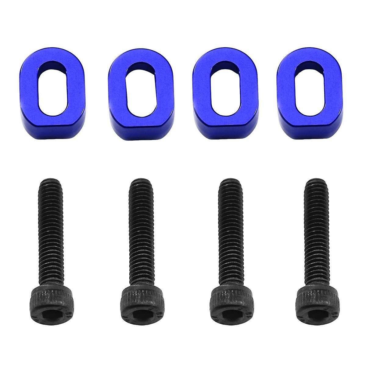 Aluminum Alloy Fixing Motor Base Reinforcement with Screws Kit for 1/5 6S Accessories Blue