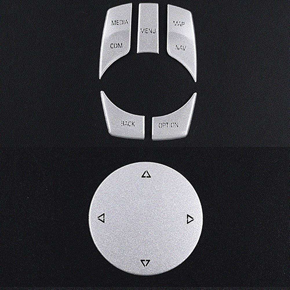 Aluminum Alloy Multimedia Knob Sticker Decoration Cover Trim for A90 2018-2021 Car Accessories, 1PCS