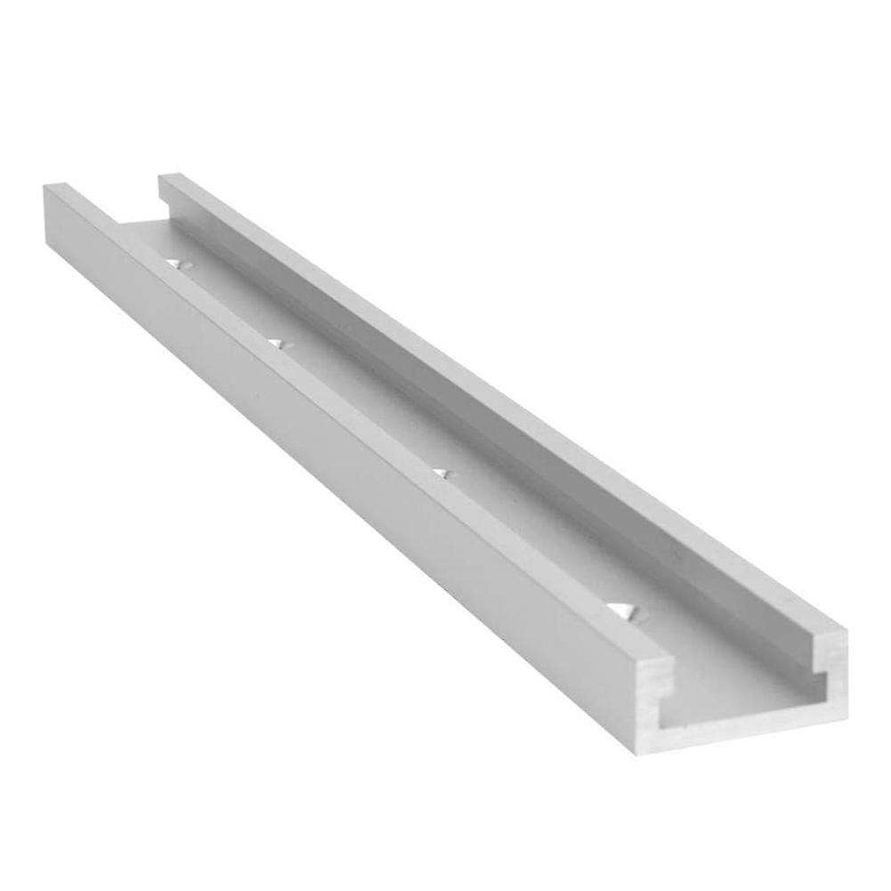 Aluminum Alloy -Slot Connection Guide Rail Template -Bar Woodworking Chute (600 mm/23.6 Inches)