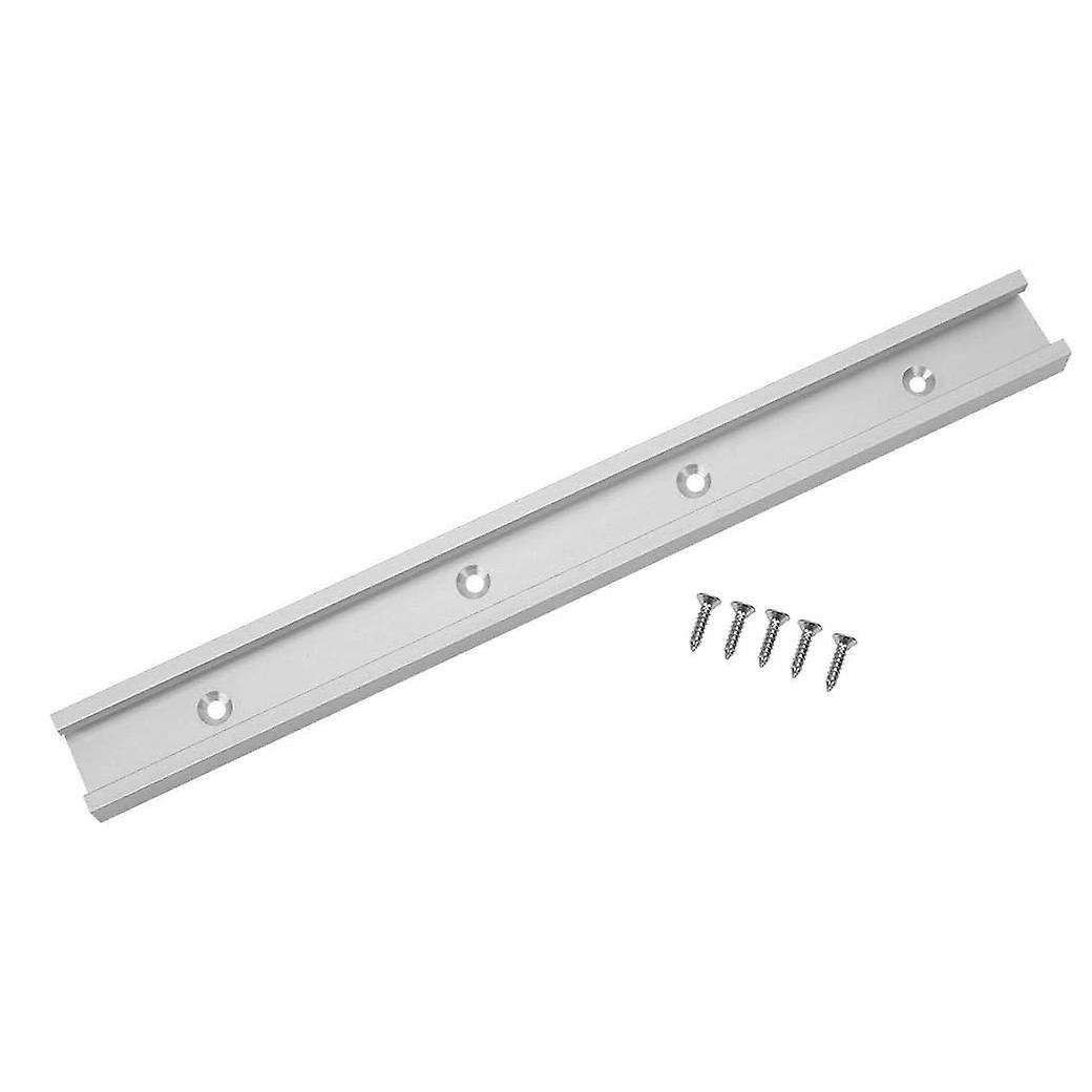 Aluminum Alloy -Slot Connection Guide Rail Template -Bar Woodworking Chute (600 mm/23.6 Inches)