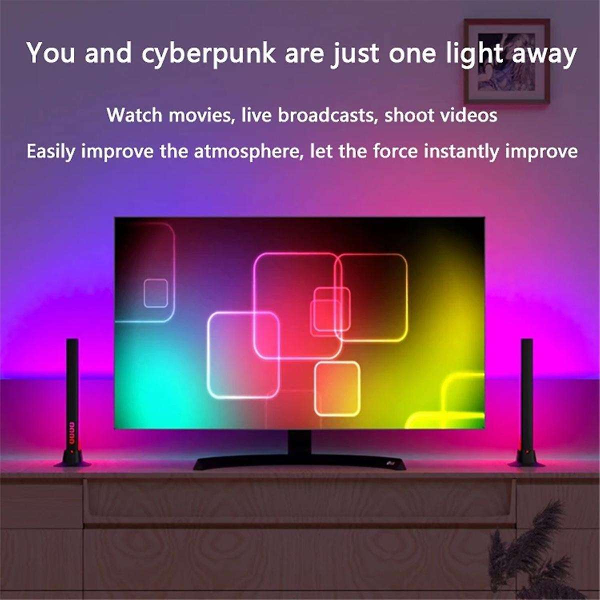 Ambience Led Rgb Light Voice Atmosphere Light Tv Wall Computer Game Pickup Lamp Gaming Game Smart Li