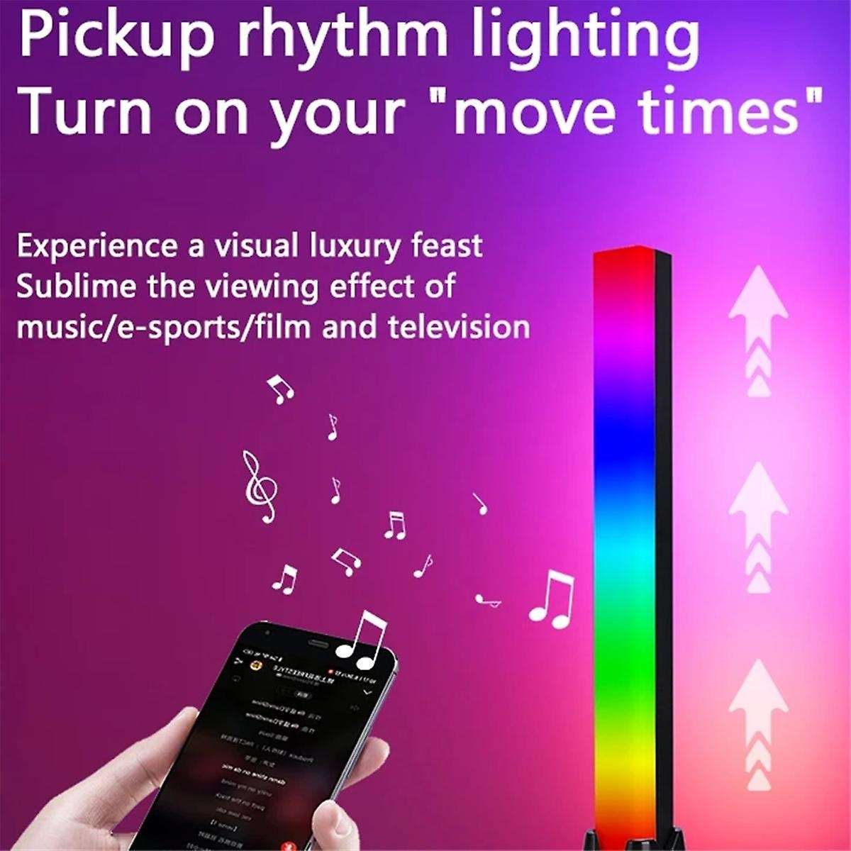 Ambience Led Rgb Light Voice Atmosphere Light Tv Wall Computer Game Pickup Lamp Gaming Game Smart Li