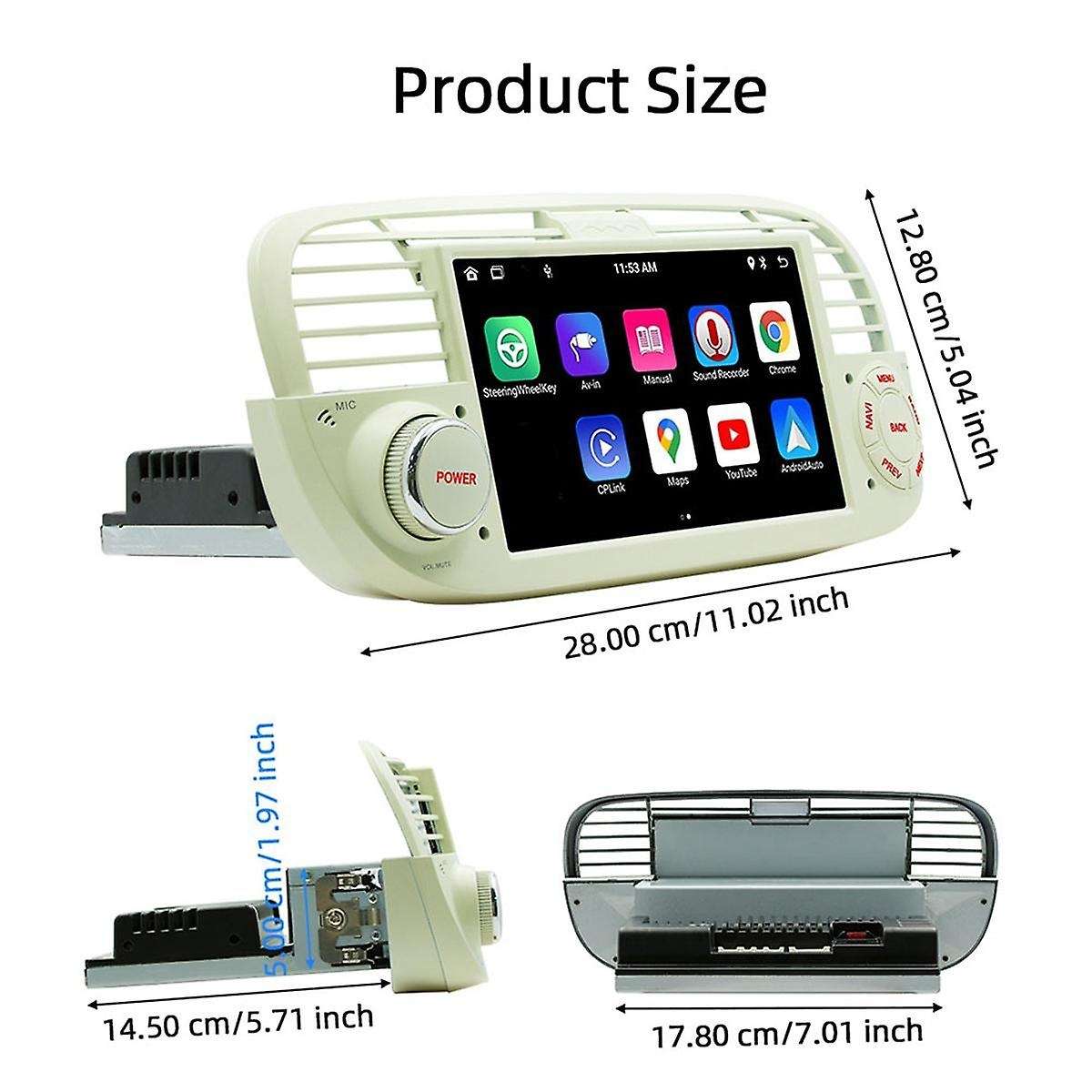 Android 12 Car Radio Multimedia Player Stereo for Wireless Carplay Car Portable Player Navigation Sc