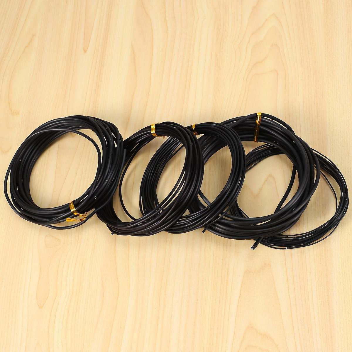 Anodized Aluminum Bonsai Training Wire 5-Size Set-1.0Mm,1.5Mm,2.0Mm,2.5Mm,3.0Mm(147 Feet Total)-Cho