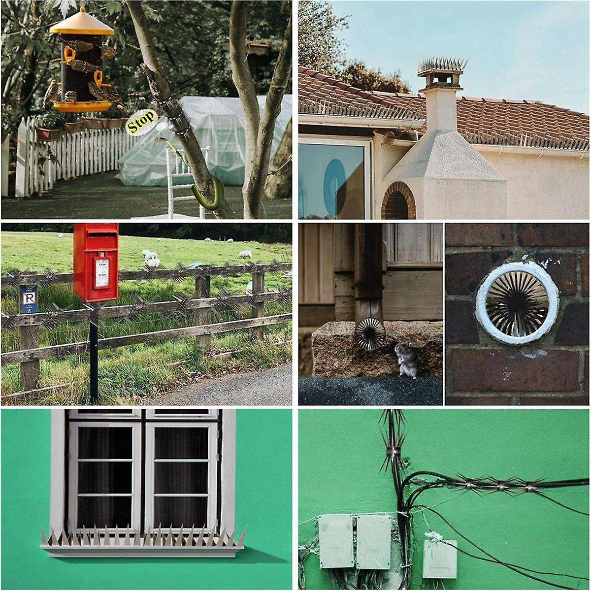 Anti Rat Snake Squirrel Baffle Blocks the Rat Crawling Natural Gas Water Pipe Air Conditioning Stab