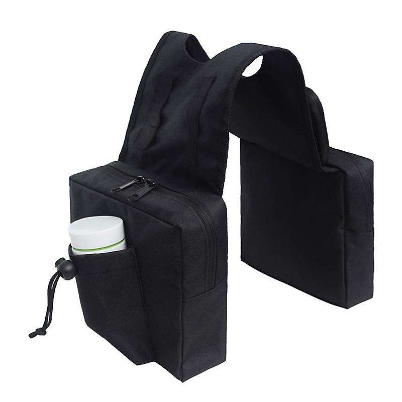 ATV UTV Scooter Motorcycle Dual Zippered Pocket Storage Saddle Waterproof Bag