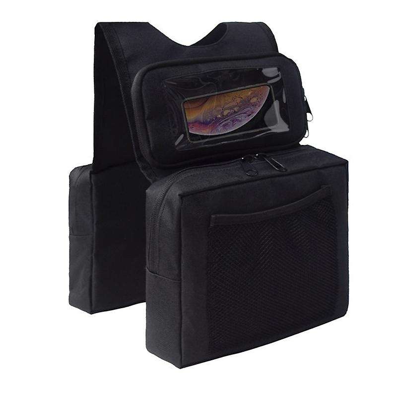 ATV UTV Scooter Motorcycle Dual Zippered Pocket Storage Saddle Waterproof Bag