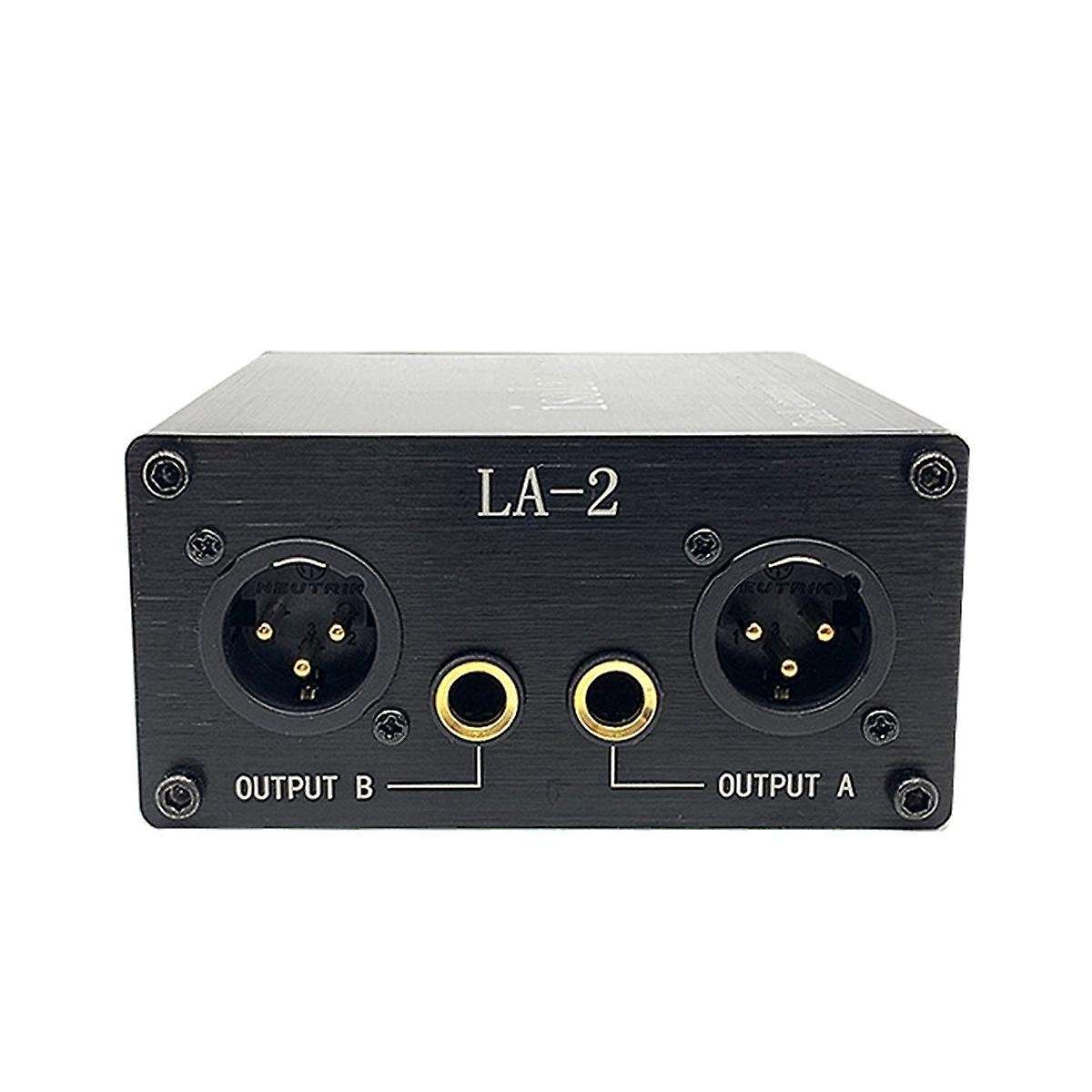 Audio Signal Isolator 6.35 Xlr Head Mixer Audio Current Acoustic Noise Filter Remover La-2